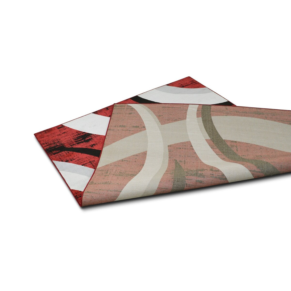 Allstar Contemporary Accent Rug with Crescent Shape design