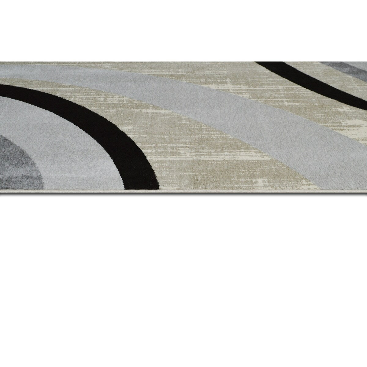 Allstar Contemporary Accent Rug with Crescent Shape design