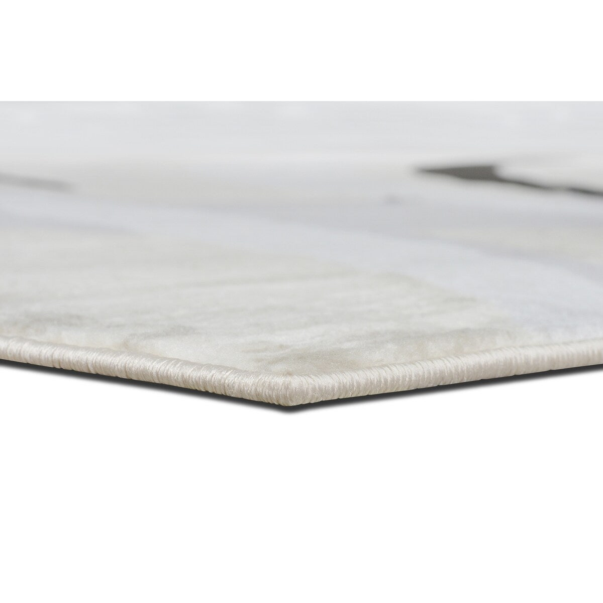 Allstar Contemporary Accent Rug with Crescent Shape design