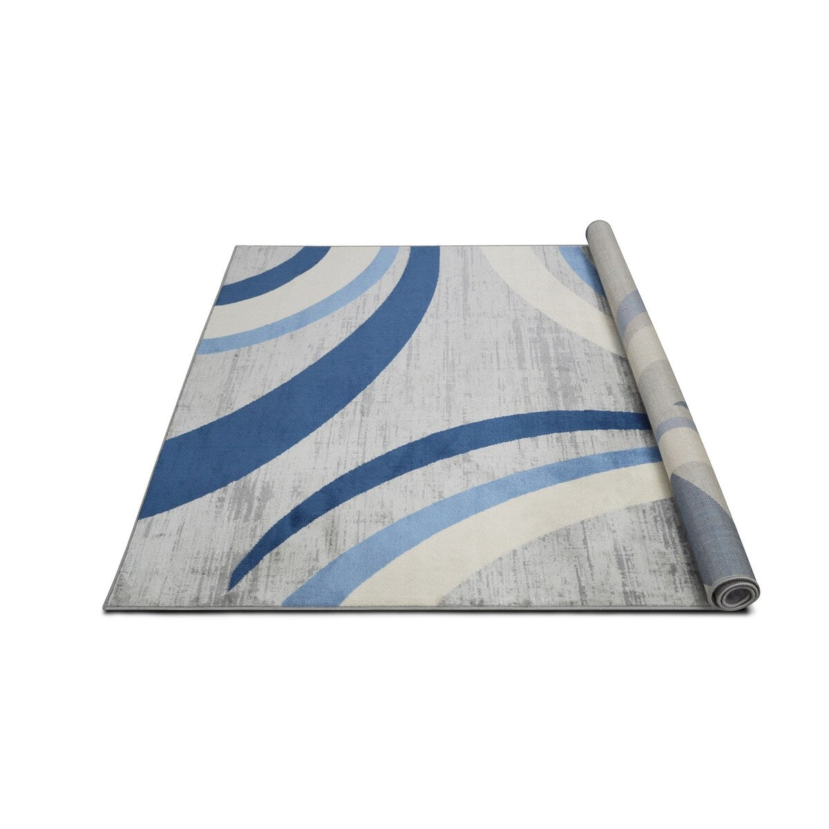 Allstar Contemporary Accent Rug with Crescent Shape design