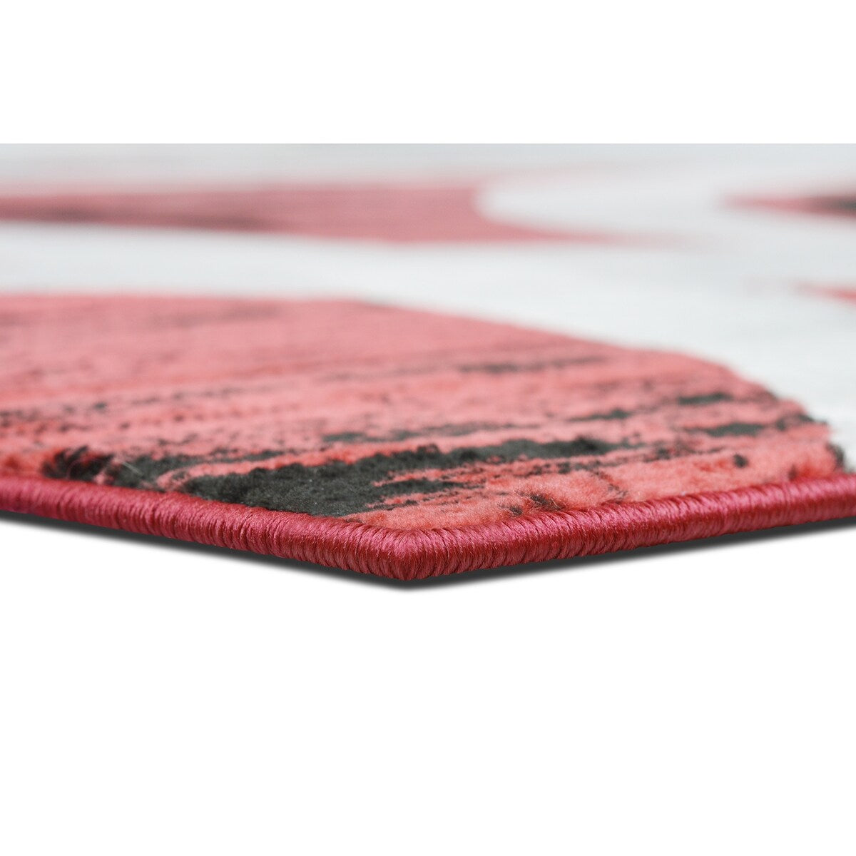 Allstar Contemporary Accent Rug with Crescent Shape design