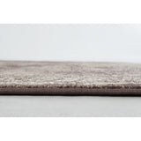 Allstar Rugs Distressed Chocolate and Mocha Rectangular Accent Area Rug with Ivory Persian Design - 4' 11"x7' 0"