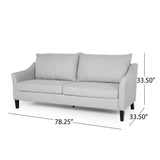 Almeda Contemporary Fabric Sofa by Christopher Knight Home