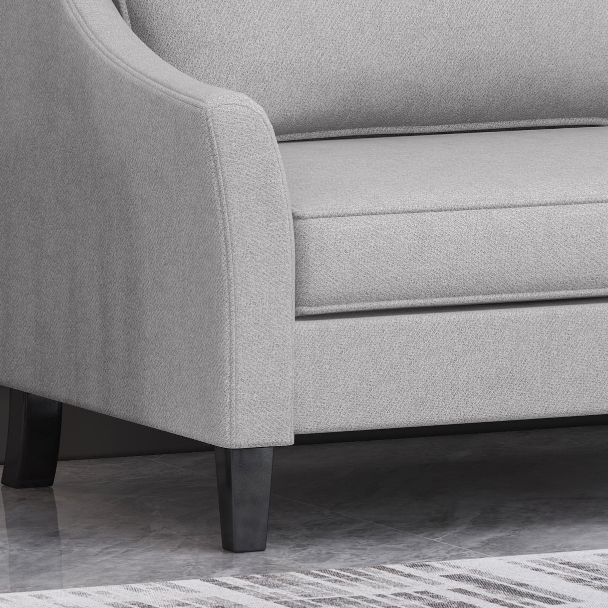 Almeda Contemporary Fabric Sofa by Christopher Knight Home