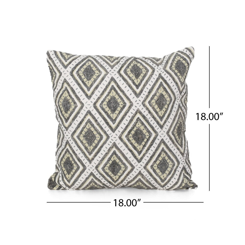 Alneta Boho Handcrafted Fabric Pillow Cover by Christopher Knight Home