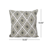Alneta Boho Handcrafted Fabric Pillow Cover by Christopher Knight Home