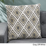 Alneta Boho Handcrafted Fabric Throw Pillow by Christopher Knight Home