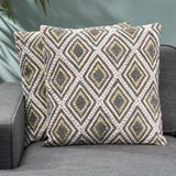 Alneta Boho Handcrafted Fabric Throw Pillow by Christopher Knight Home