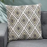 Alneta Boho Handcrafted Fabric Throw Pillow by Christopher Knight Home