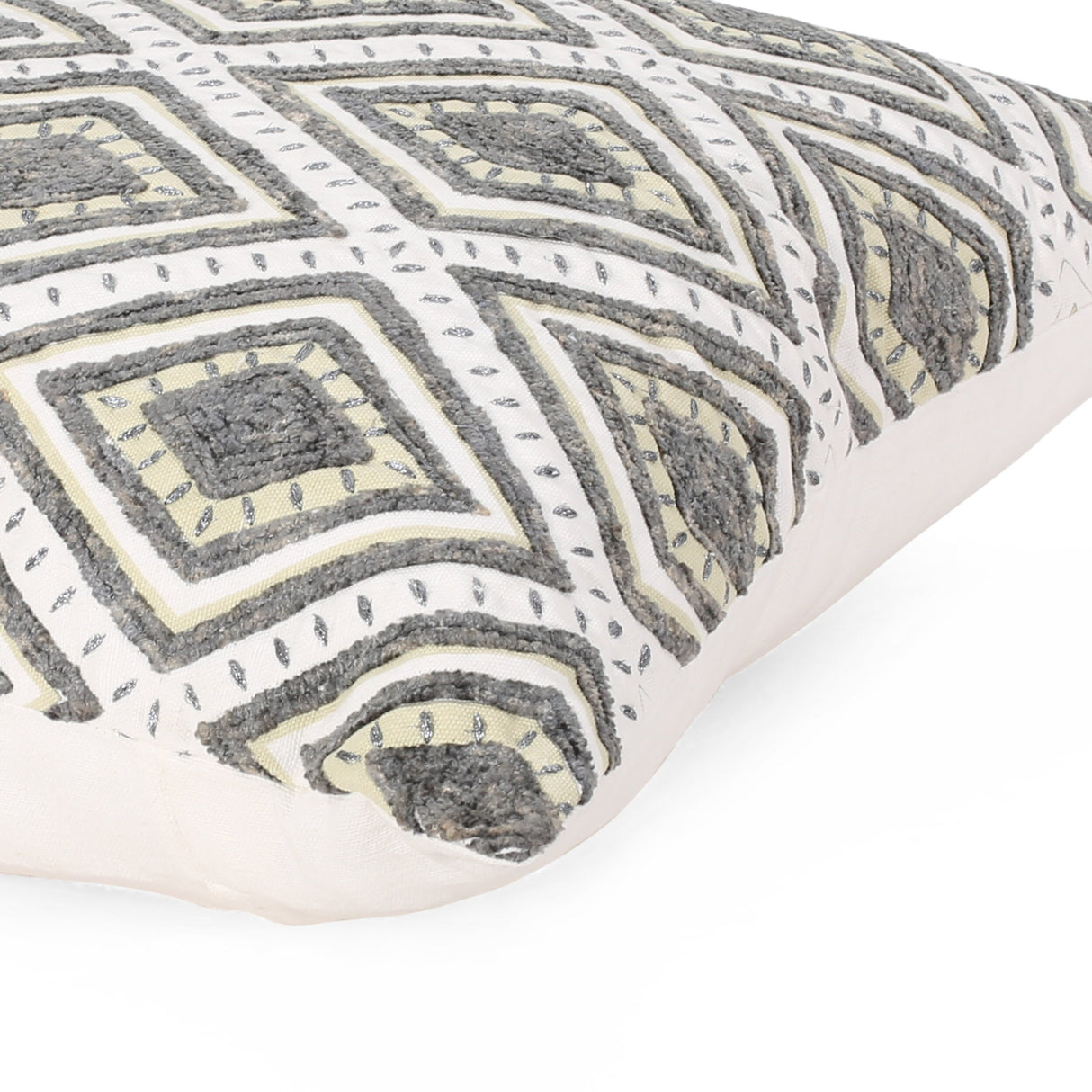 Alneta Boho Handcrafted Fabric Throw Pillow by Christopher Knight Home