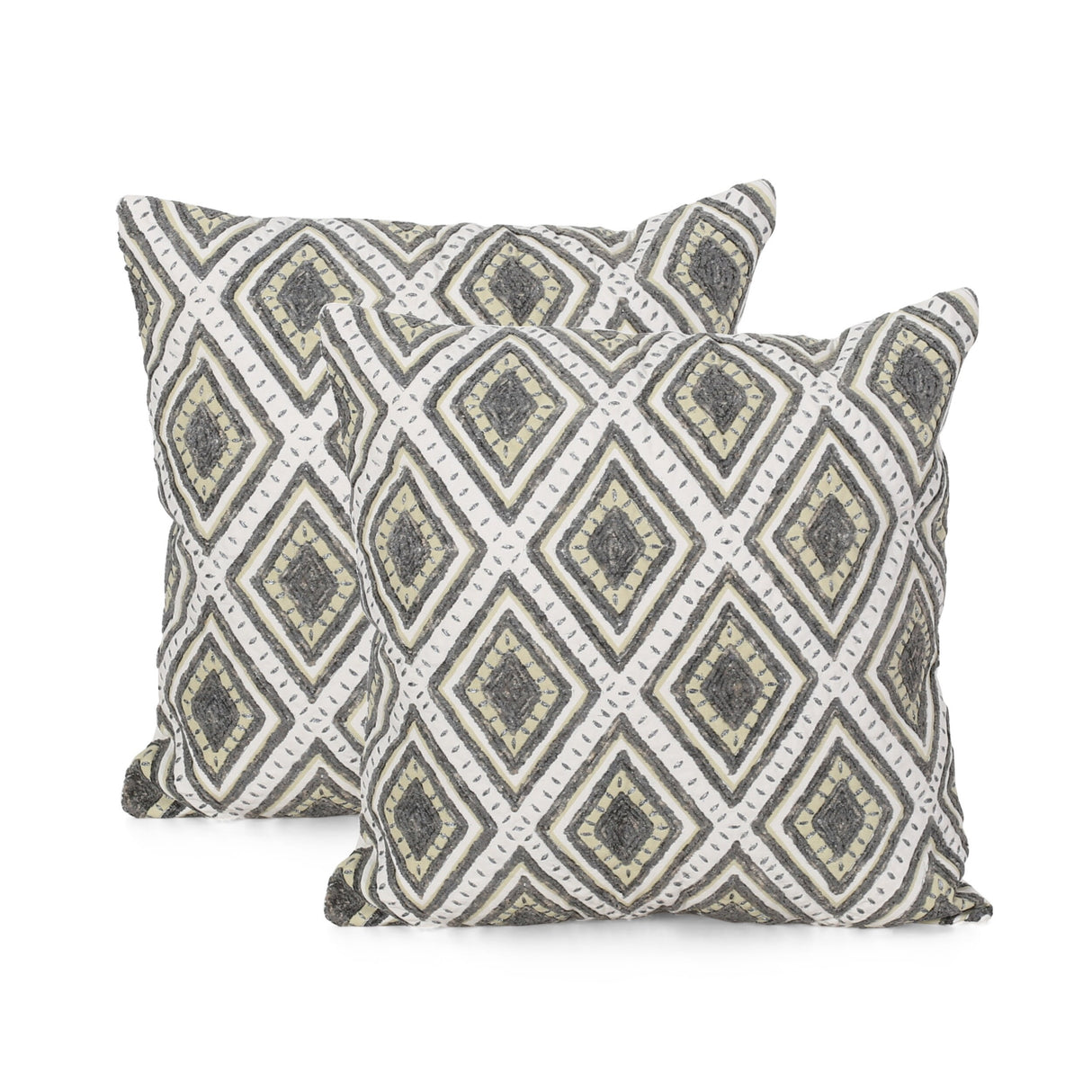 Alneta Boho Handcrafted Fabric Throw Pillow by Christopher Knight Home