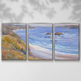 Along the Coast I - Multi Piece Framed Canvas
