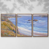 Along the Coast I - Multi Piece Framed Canvas