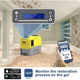 AlorAir 85PPD Large Dehumidifier for commercial with Pump, Capacity up to 180 PPD at Saturation Condition