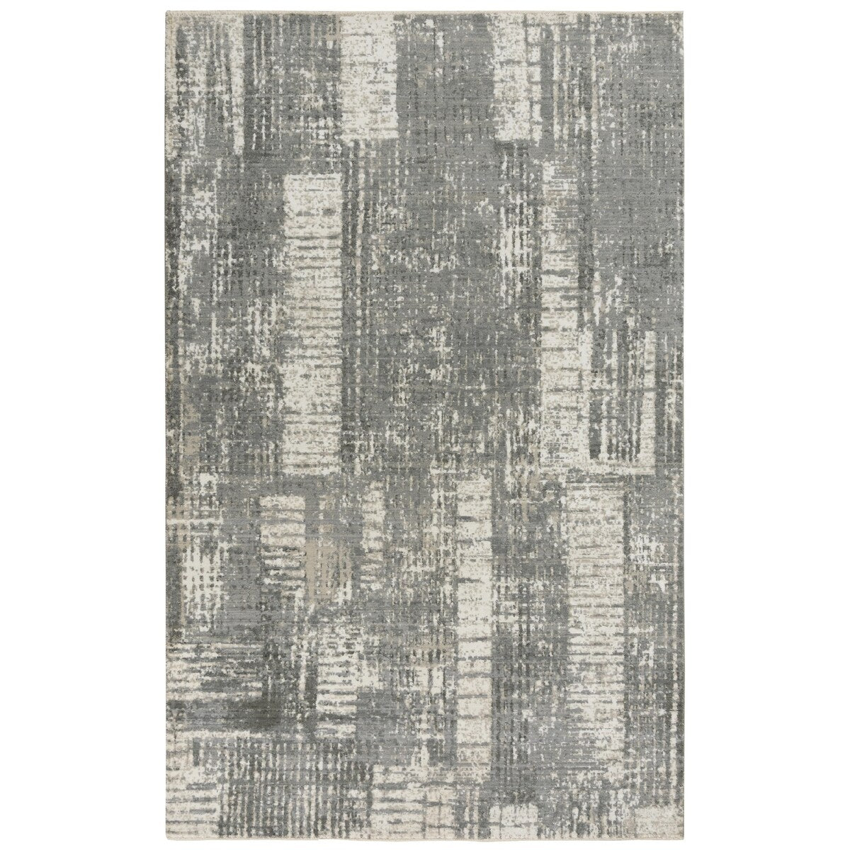 Alora Decor Aurora Transitional Gray Wool/Tencel Area Rug
