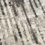 Alora Decor Graystone Contemporary Gray Polyester Area Rug