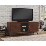 Alpine Furniture Home Decorative Flynn Large TV Console - Walnut - 64"Wx19"Dx27"H
