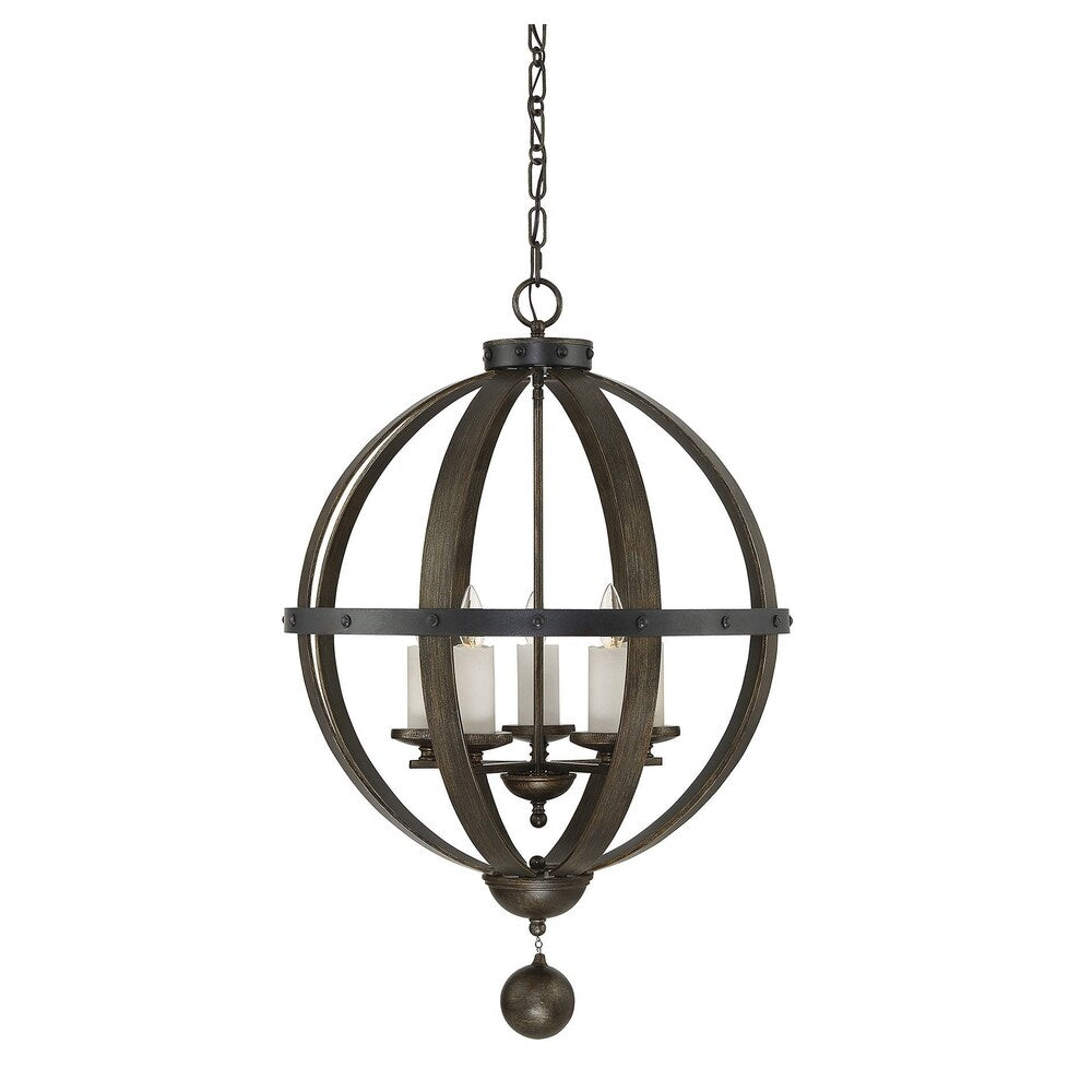 Alsace 5 Light Pendant Reclaimed Wood