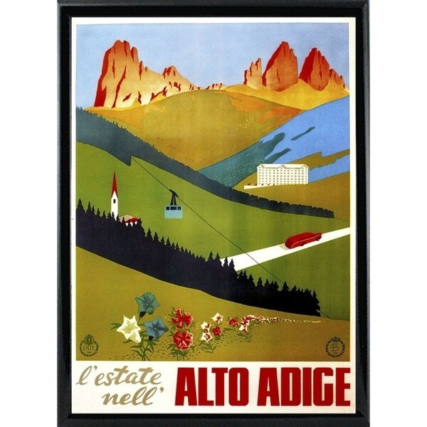 Alto Adige-VINAPP122732 Framed Print 20"x14.5" by Vintage Apple Collection