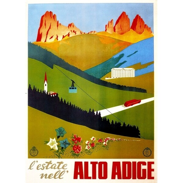 Alto Adige-VINAPP122732 Framed Print 20"x14.5" by Vintage Apple Collection