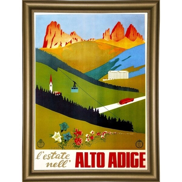 Alto Adige-VINAPP122732 Framed Print 20"x14.5" by Vintage Apple Collection