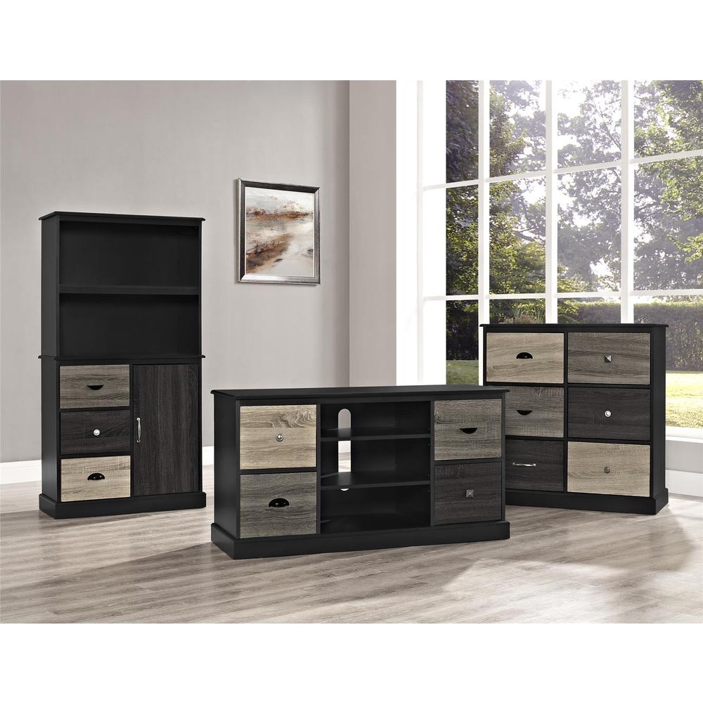 Ameriwood Home Blackburn 6-door Storage Cabinet with Multi-colored Door Fronts
