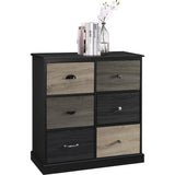 Ameriwood Home Blackburn 6-door Storage Cabinet with Multi-colored Door Fronts