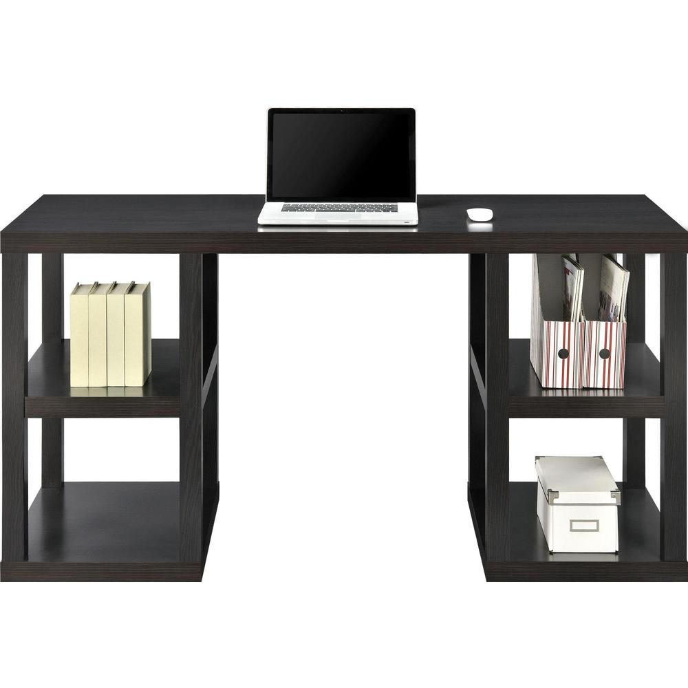 Ameriwood Home Stanley Black Oak Deluxe Parsons Computer Desk