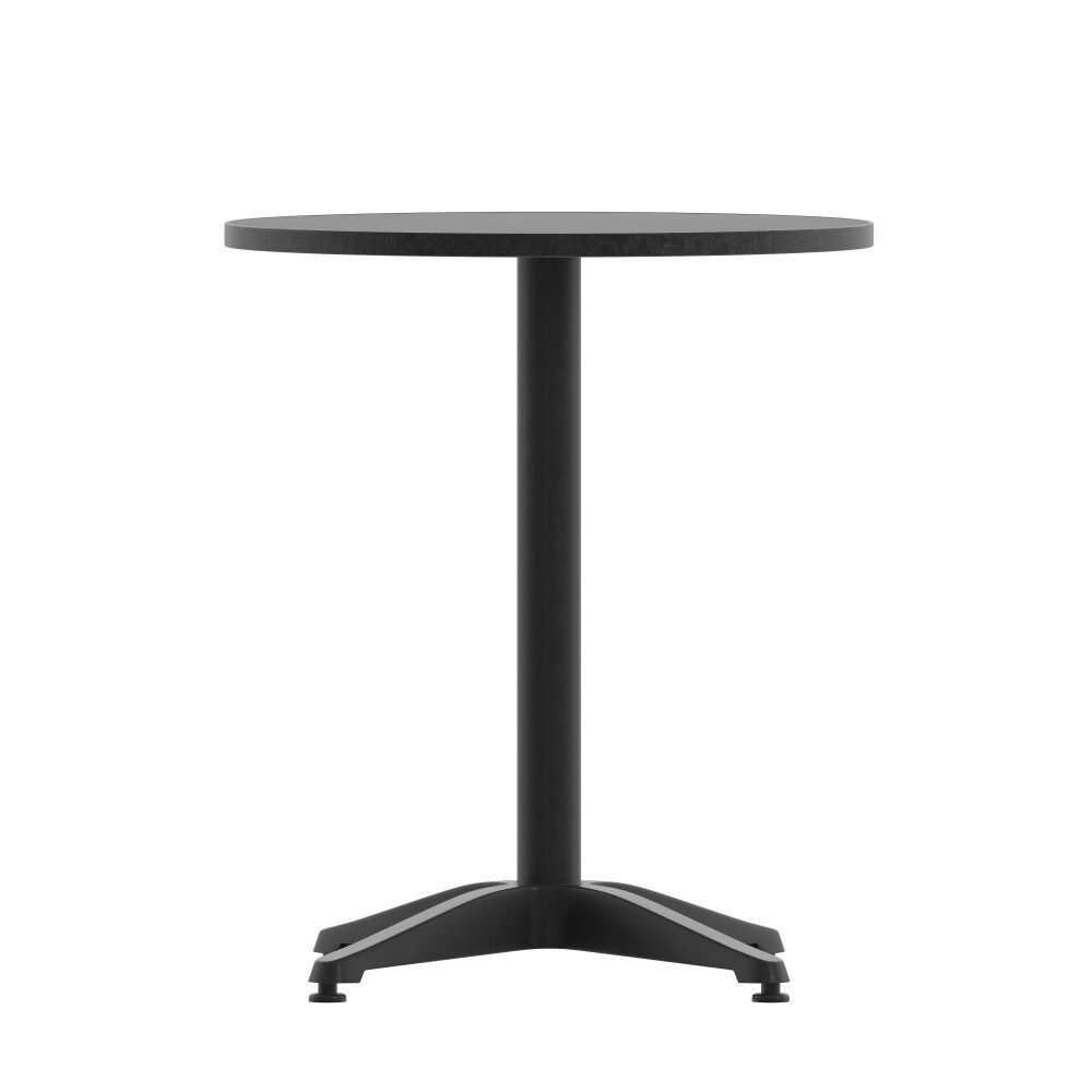 Aluminum/ Stainless Steel 23.5-inch Round Indoor/ Outdoor Table