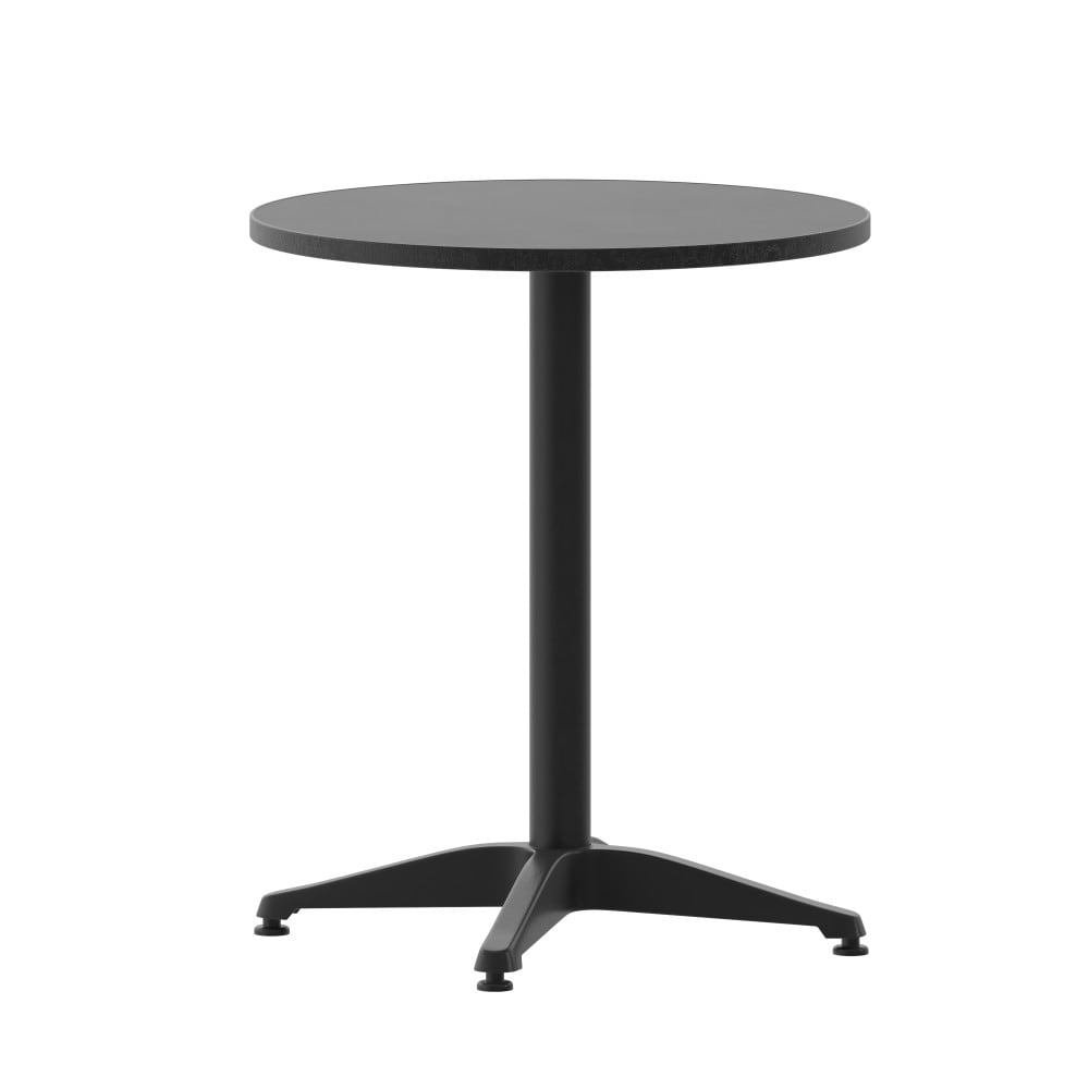 Aluminum/ Stainless Steel 23.5-inch Round Indoor/ Outdoor Table