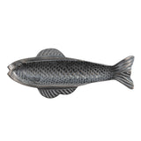 Aluminum Fish Shape Dish - 14.3"L x 5.7"W x 2.0"H