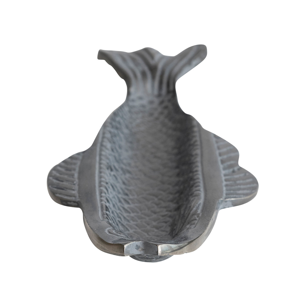 Aluminum Fish Shape Dish - 14.3"L x 5.7"W x 2.0"H