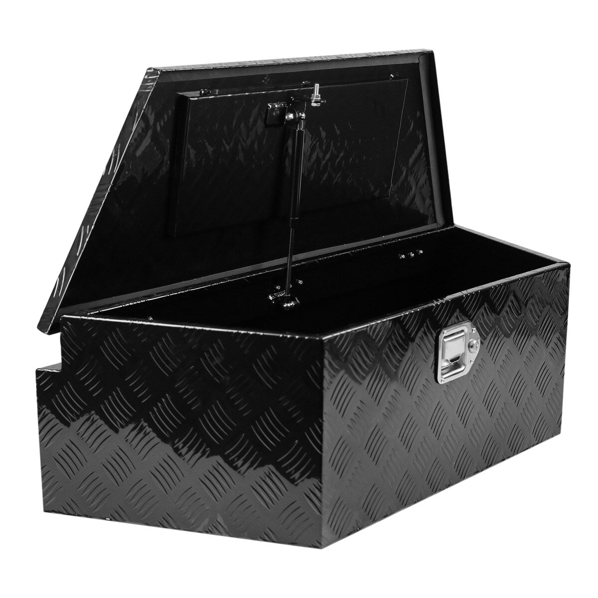 Aluminum Utility Trailer Tongue Tool Box 5 Bar Tread Trailer