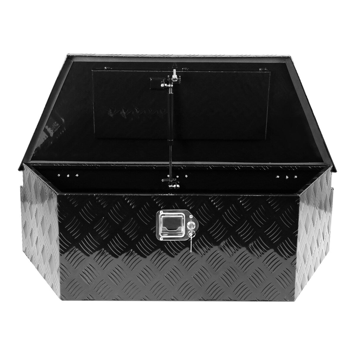 Aluminum Utility Trailer Tongue Tool Box 5 Bar Tread Trailer