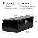 Aluminum Utility Trailer Tongue Tool Box 5 Bar Tread Trailer