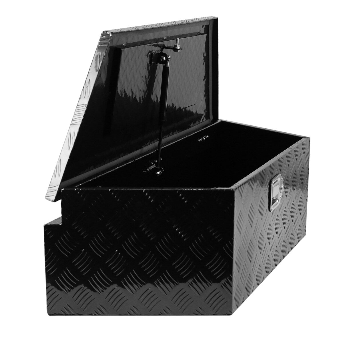 Aluminum Utility Trailer Tongue Tool Box 5 Bar Tread Trailer