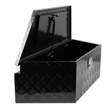 Aluminum Utility Trailer Tongue Tool Box 5 Bar Tread Trailer