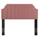 Alyona Channel Tufted Performance Velvet Full/Queen Headboard