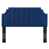 Alyona Channel Tufted Performance Velvet Full/Queen Headboard