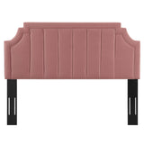 Alyona Channel Tufted Performance Velvet Full/Queen Headboard