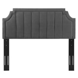 Alyona Channel Tufted Performance Velvet Full/Queen Headboard