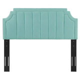 Alyona Channel Tufted Performance Velvet Full/Queen Headboard