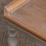 Alyson 33" Square Gray Wooden Coffee Table - 33" Sq x 19.5"H