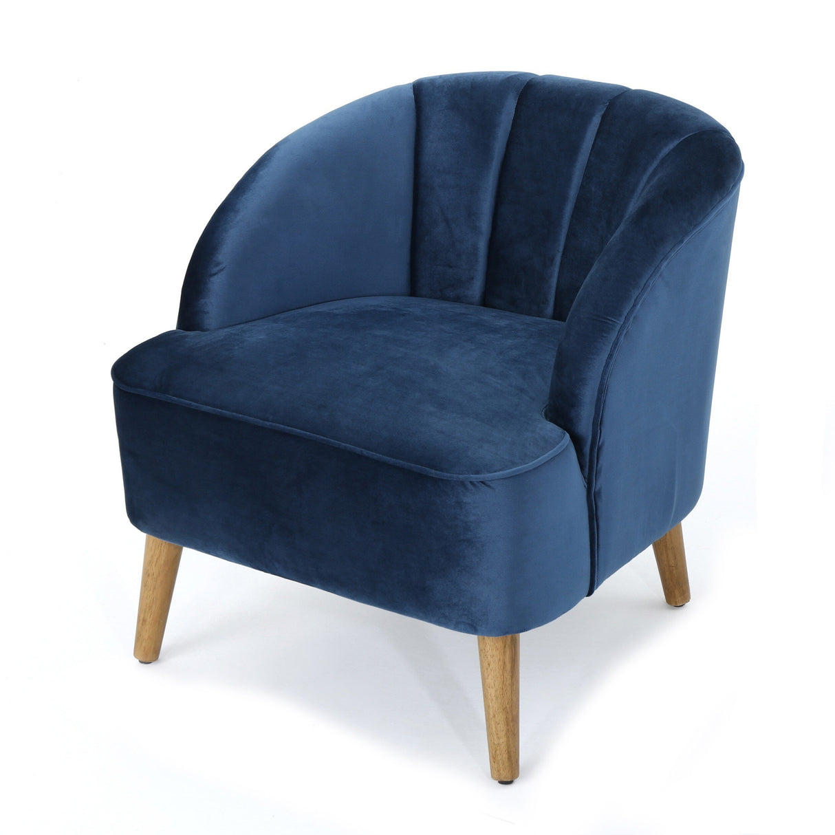 Amaia Modern Velvet Club Chairs (Set of 2) by Christopher Knight Home