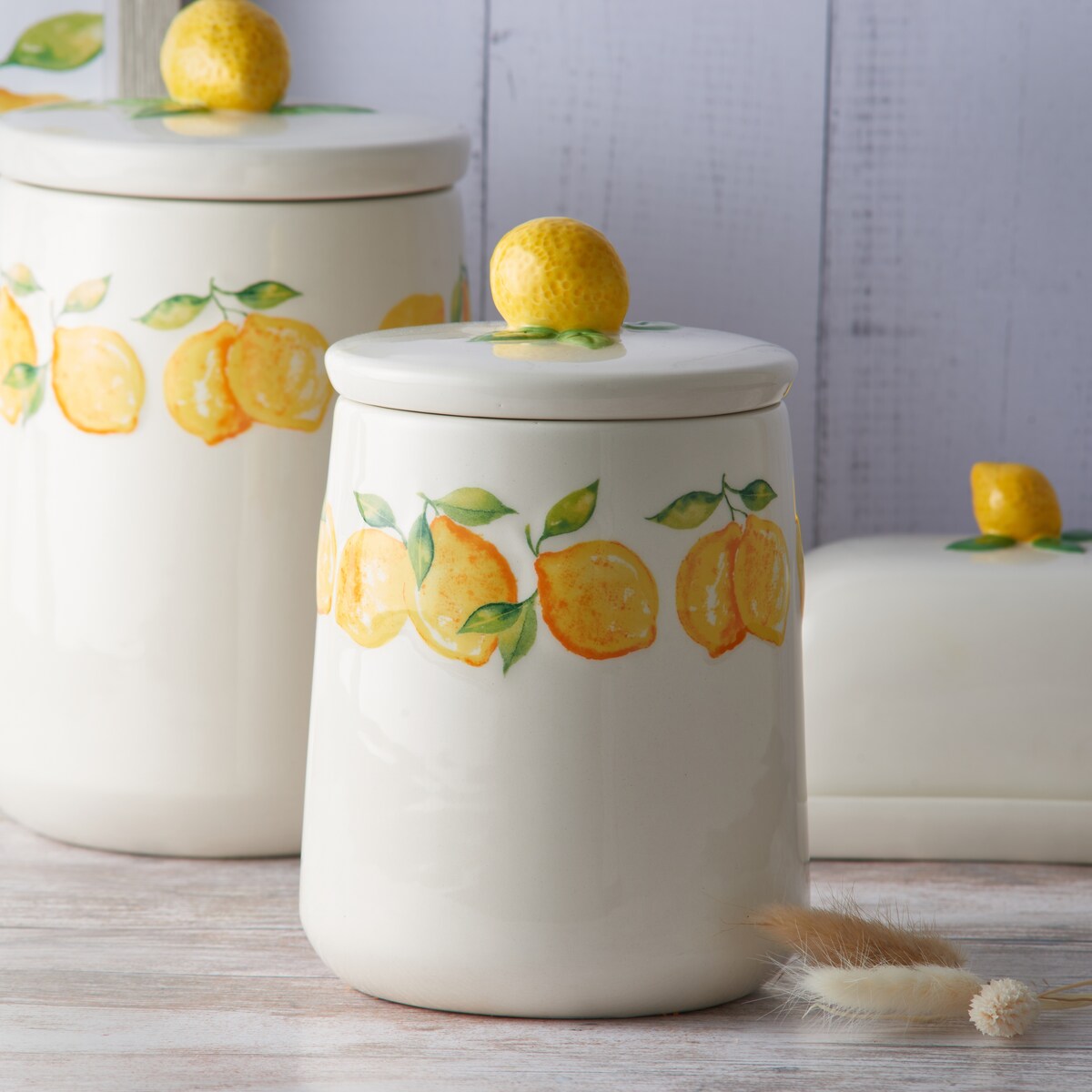 Amalfi Set of 2 Medium Storage Jars