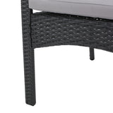 Amanda Wood and Wicker 9-piece Dining Set by Christopher Knight Home