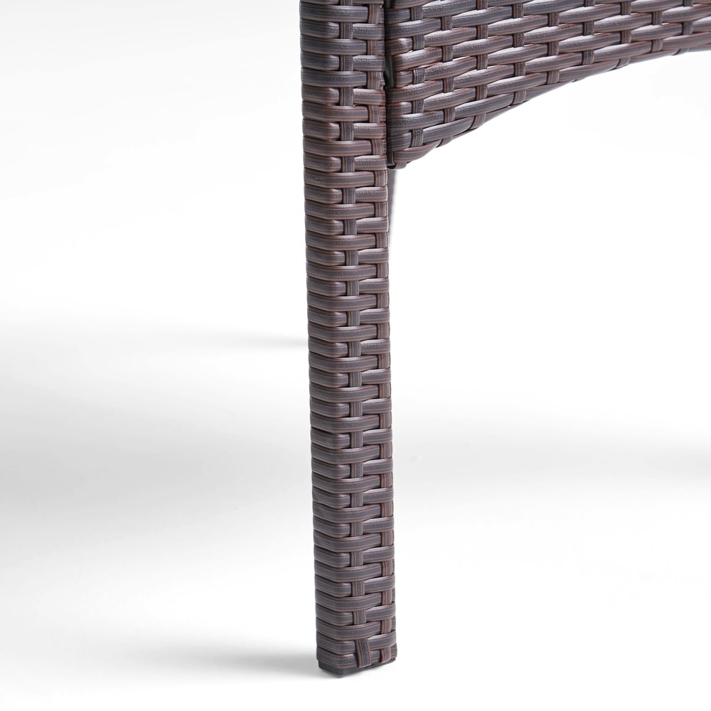 Amanda Wood and Wicker 9-piece Dining Set by Christopher Knight Home