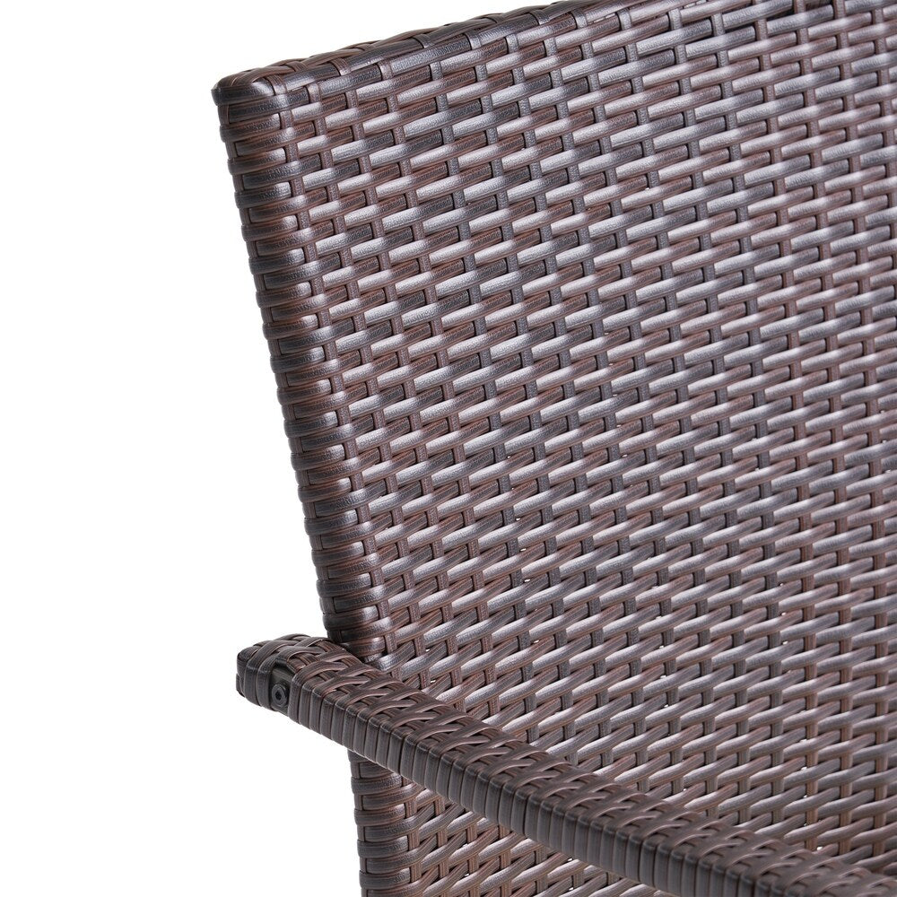Amanda Wood and Wicker 9-piece Dining Set by Christopher Knight Home