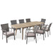 Amanda Wood and Wicker 9-piece Dining Set by Christopher Knight Home