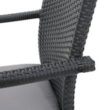 Amanda Wood and Wicker 9-piece Dining Set by Christopher Knight Home